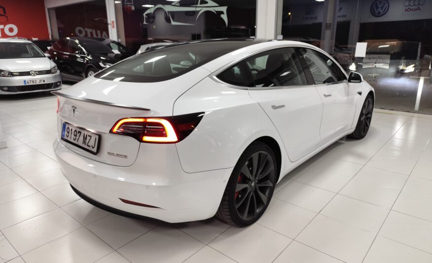 TESLA MODELO 3 AWD PERFORMANCE